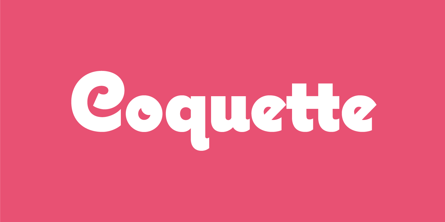 Download Coquette font (typeface)