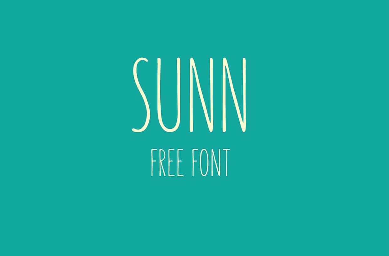 Sunn Font Free Download Allbestfonts Com