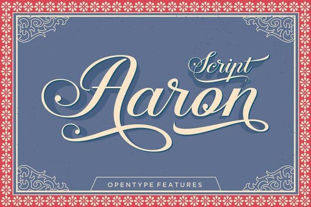 Download Aaron Script font (typeface)