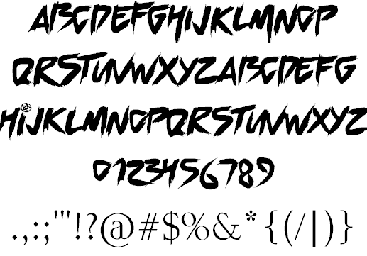 Download Chilling Sabrina font (typeface)