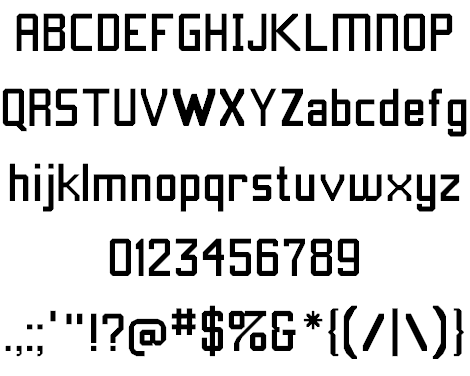 Download Anthem font (typeface)
