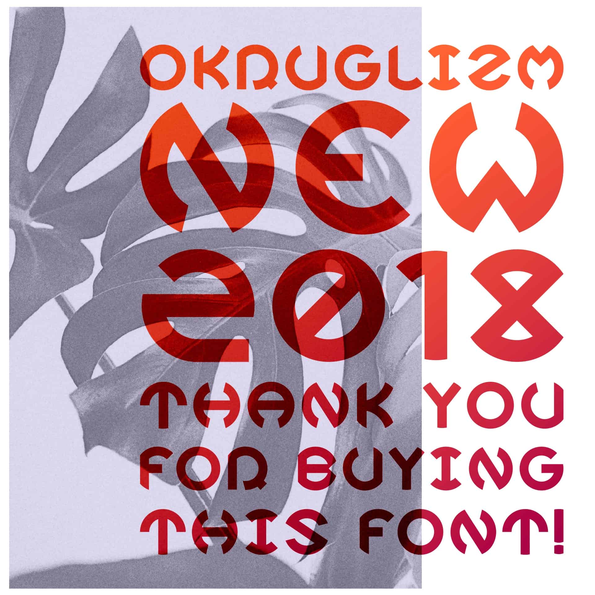 Download Okruglizm  font (typeface)