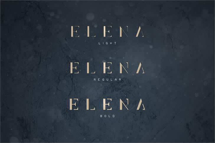 Download Elena Light font (typeface)