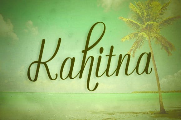 Download Kahitna font (typeface)