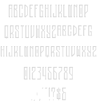 Download Melancholy Outline font (typeface)