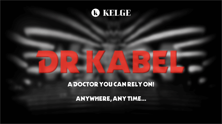 Download Dr Kabel font (typeface)