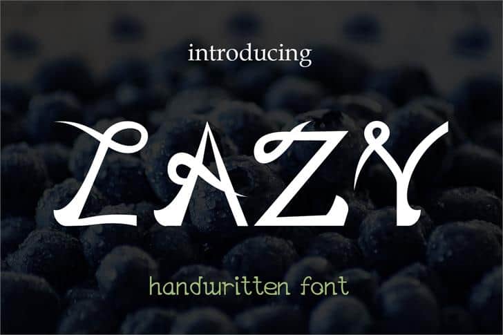 Download EP Lazy font (typeface)