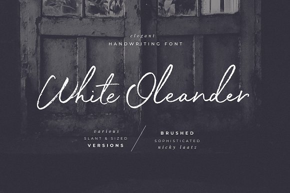 Download White Oleande font (typeface)