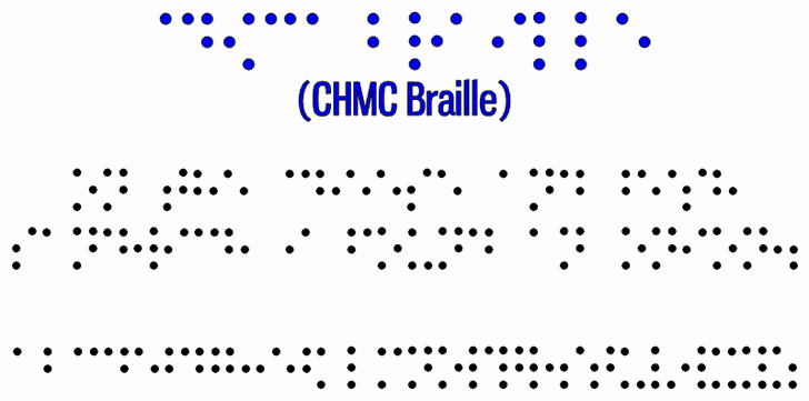Download CHMC Braille font (typeface)