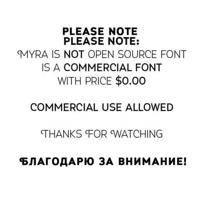 Download Myra 4F Caps font (typeface)