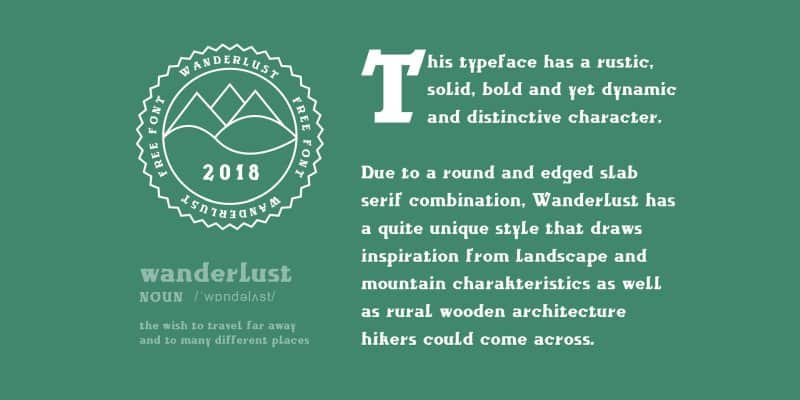 Download Wanderlust font (typeface)