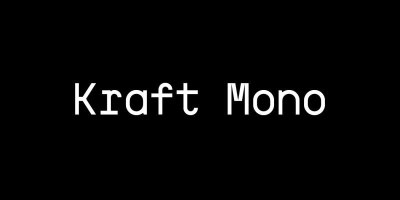 Download Kraft Mono font (typeface)