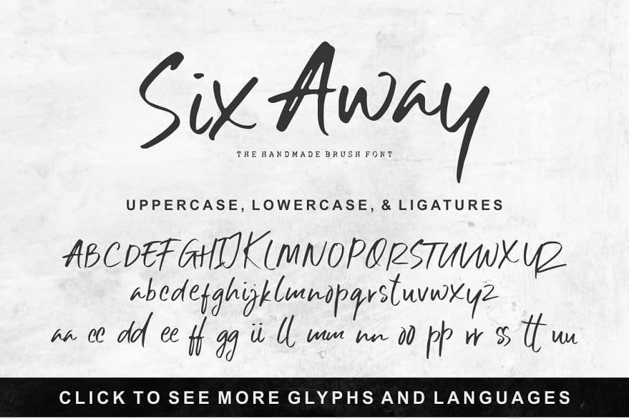 Download Six Away font (typeface)