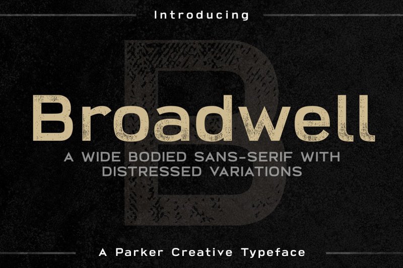 Download Broadwell  font (typeface)