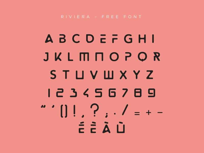 Download Riviera font (typeface)