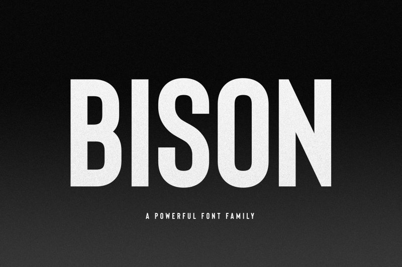 Download Bison Bold font (typeface)