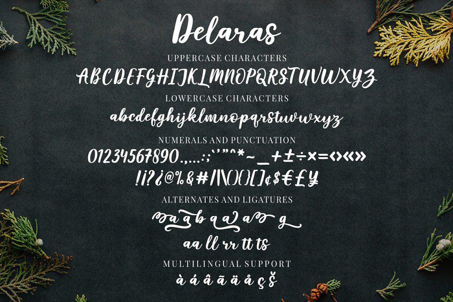 Download Delaras font (typeface)