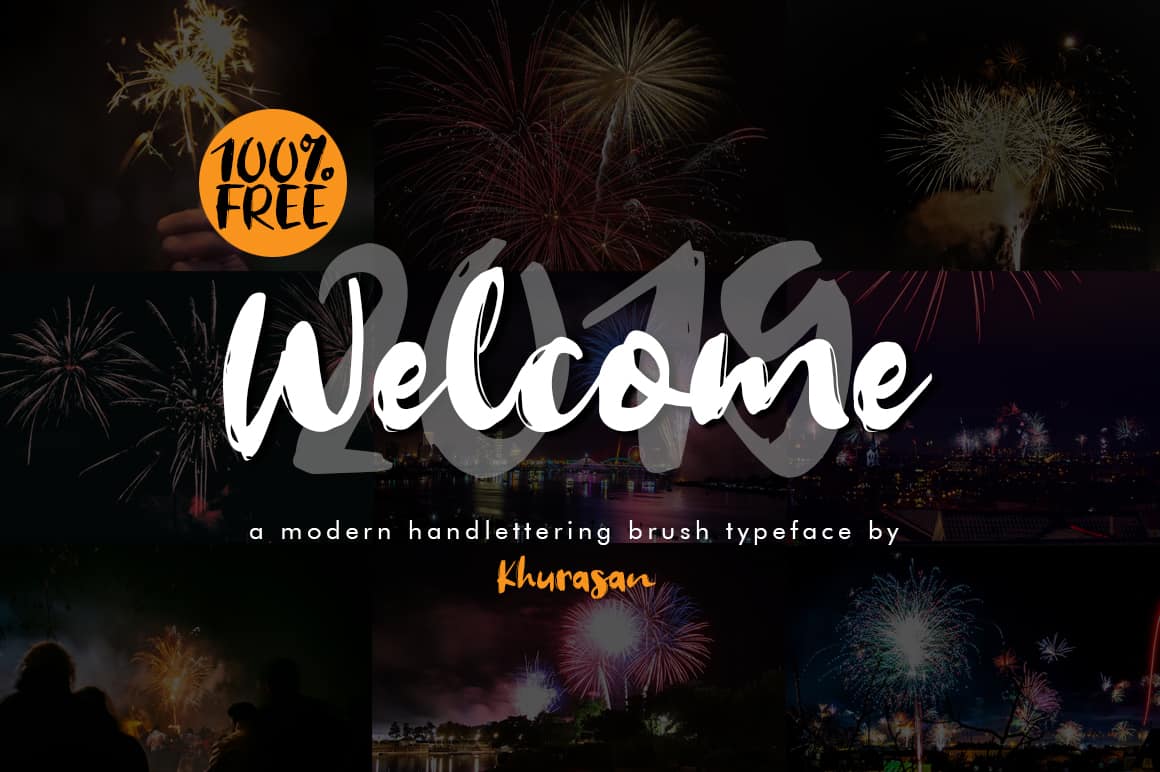 Download Welcome 2019 font (typeface)