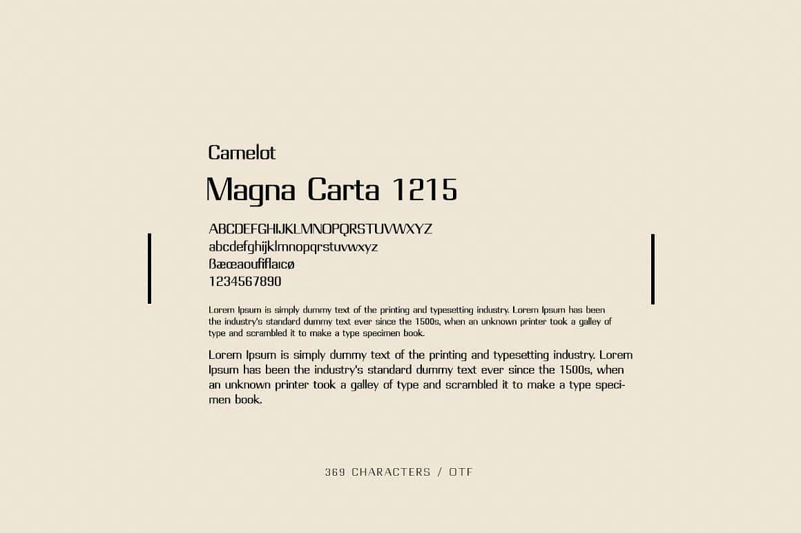 Download Camelot font (typeface)