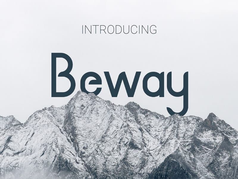 Download Beway font (typeface)