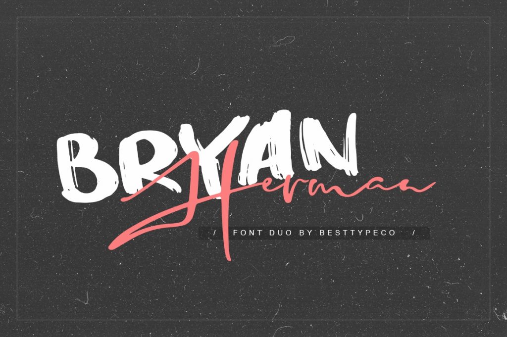 Bryan Herman font free download • AllBestFonts.com