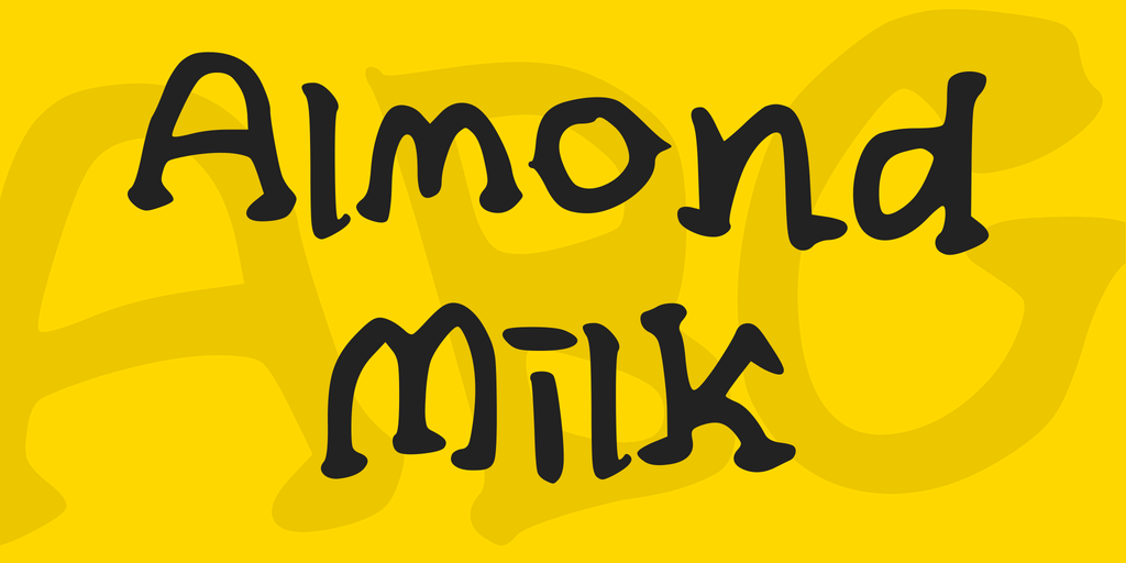 Download Almond Milk font (typeface)