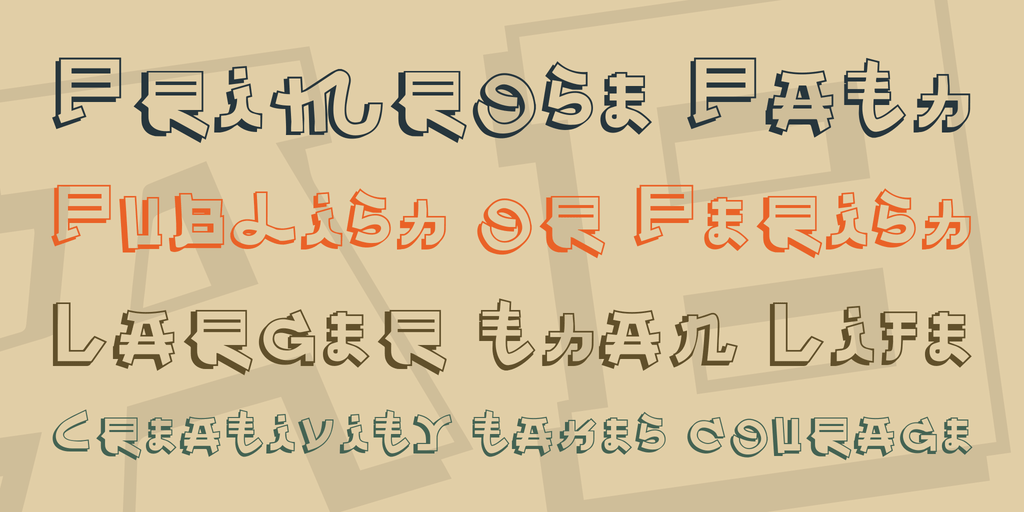 Download Almost Japanese font (typeface)