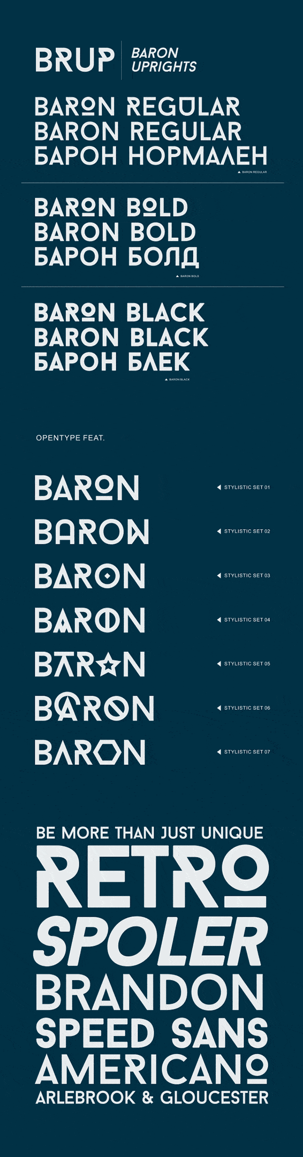 Download Baron Neue font (typeface)