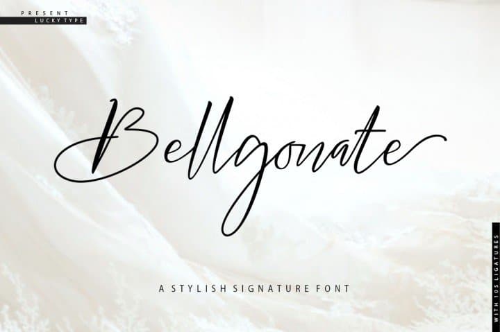 Download Bellgonate font (typeface)
