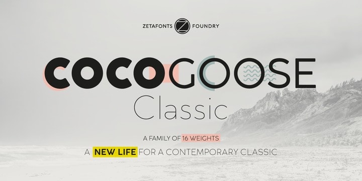 Download Cocogoose Classic font (typeface)