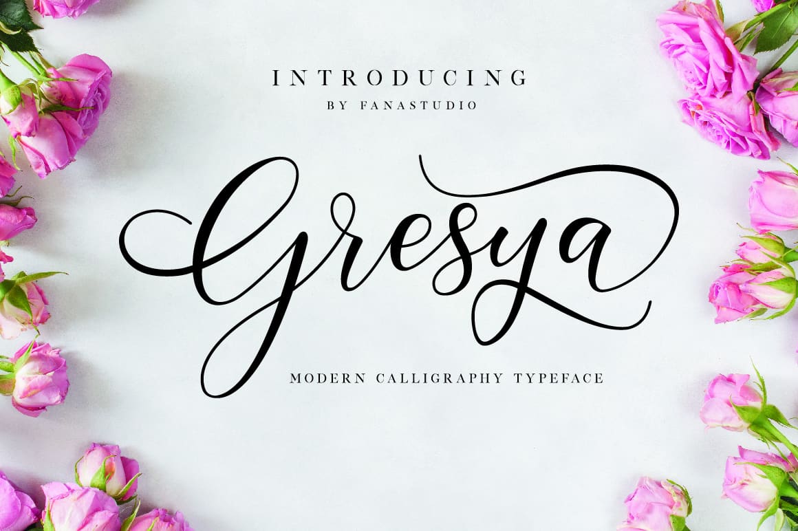 Download Gresya font (typeface)