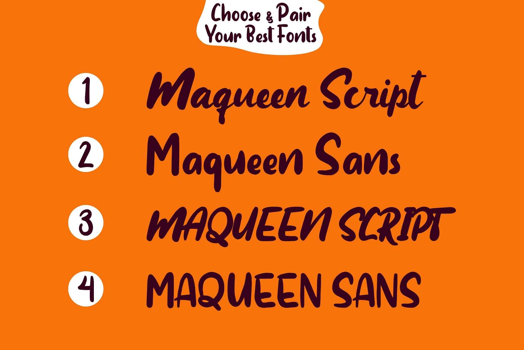 Download Maqueen font (typeface)
