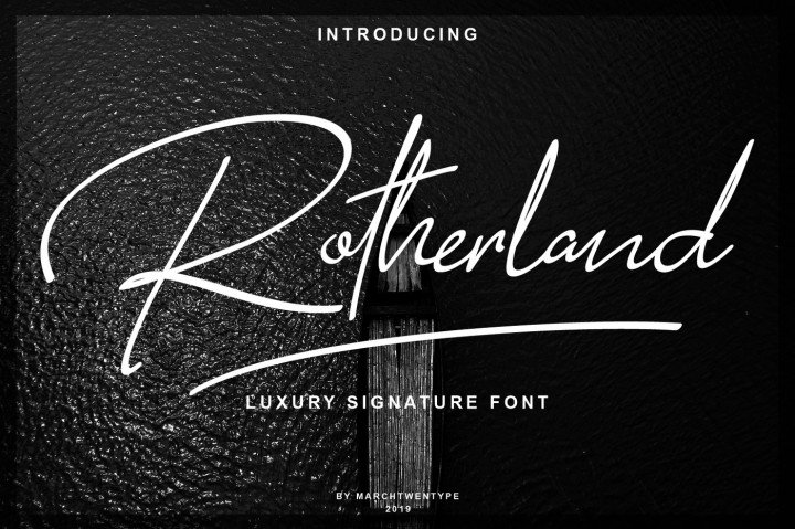 Download Rotherland font (typeface)