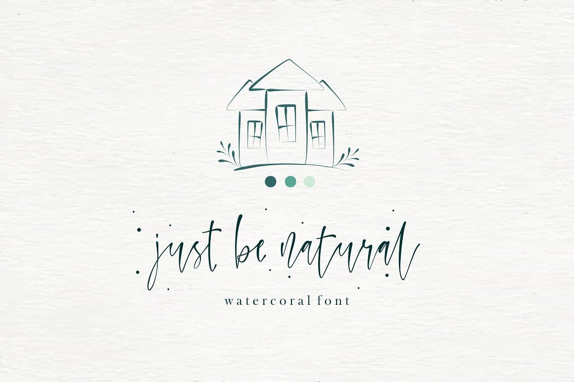 Download Watercoral font (typeface)