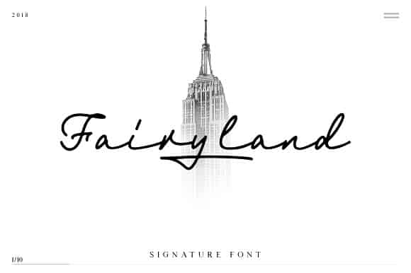 Download Fairyland font (typeface)