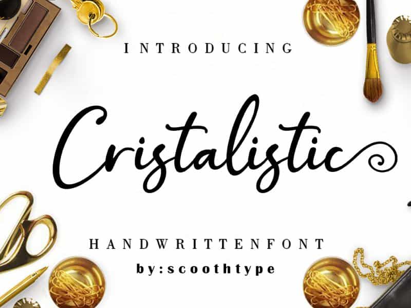 Download Cristalistic font (typeface)