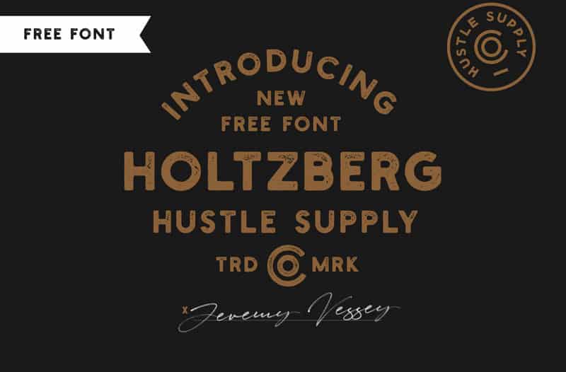 Download Holtzberg font (typeface)