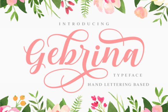 Download Gebrina font (typeface)