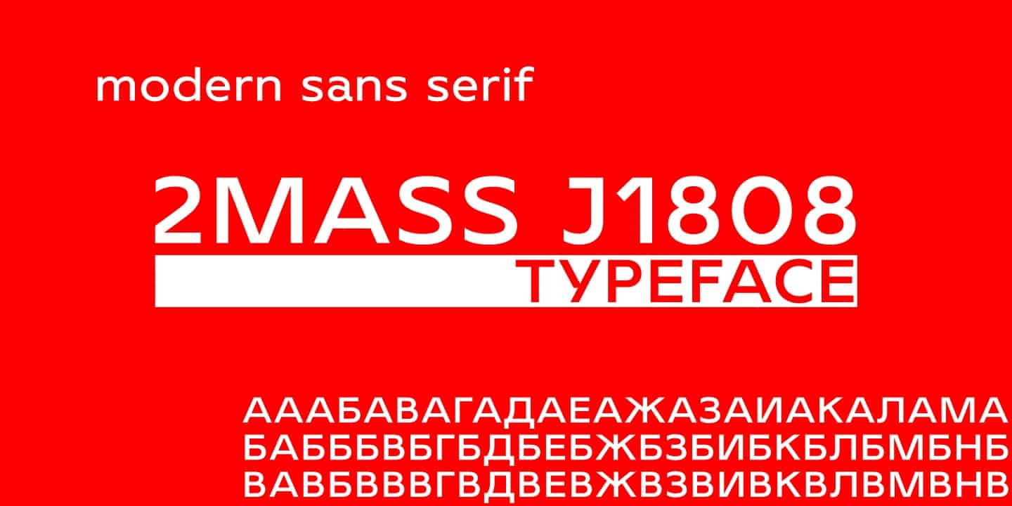 Download 2MASS J1808 font (typeface)