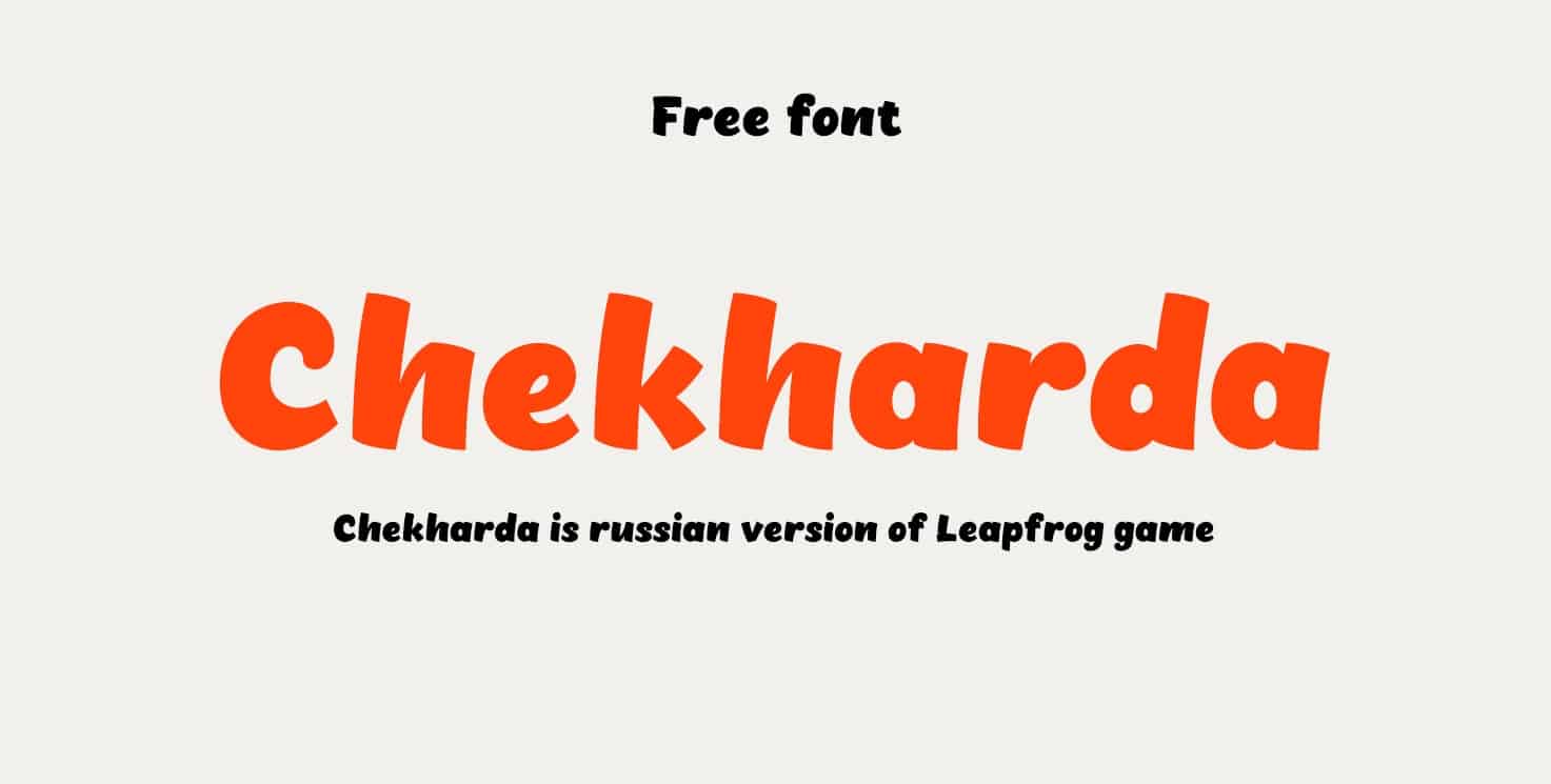 Download Chekharda font (typeface)