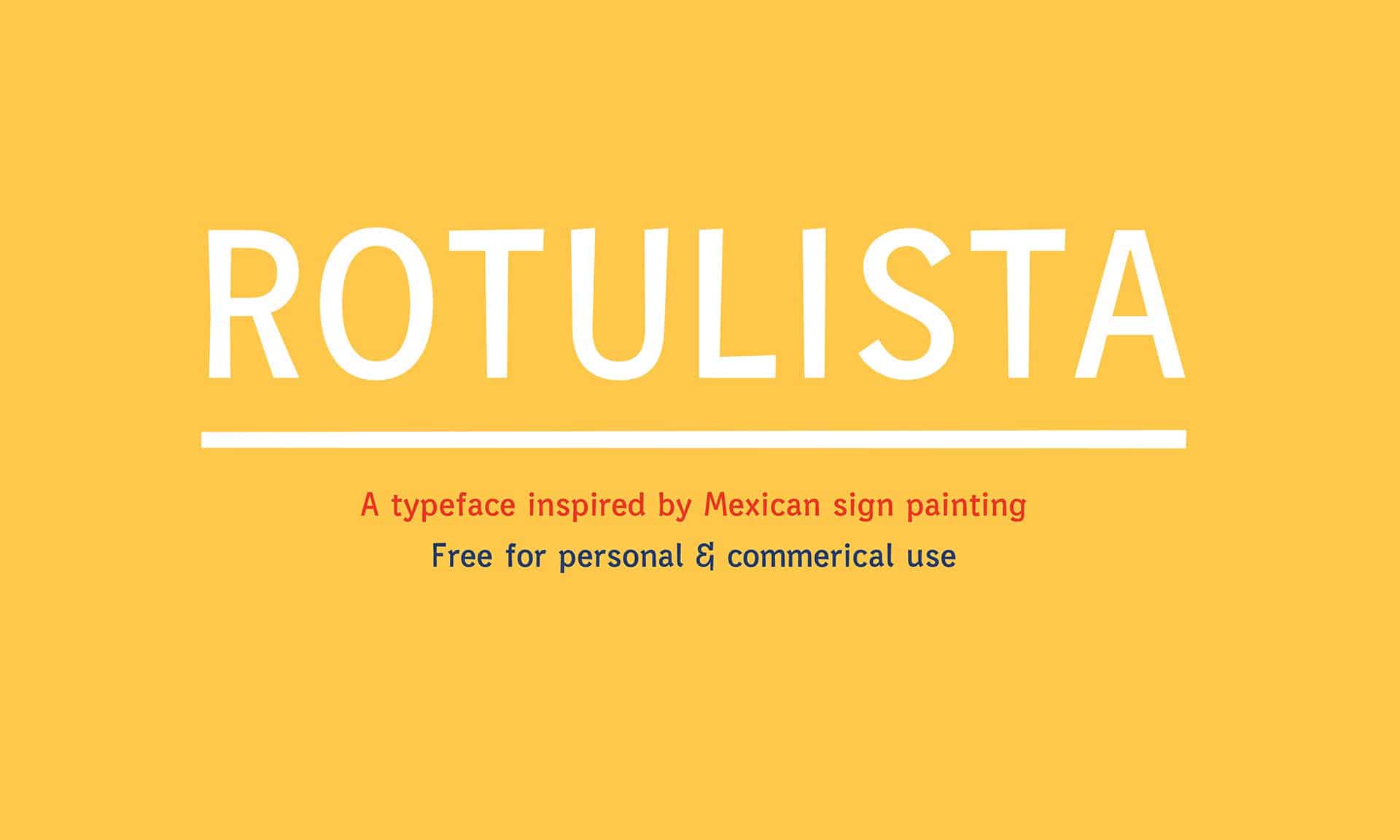 Download Rotulista font (typeface)
