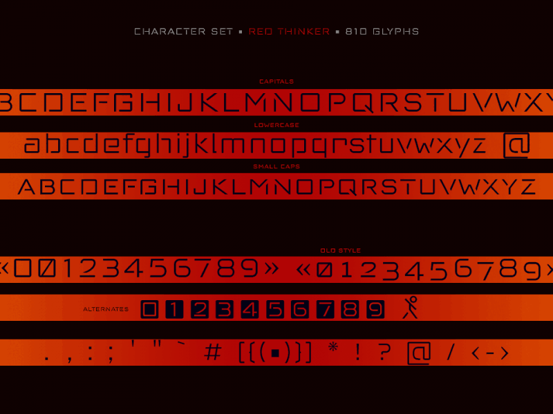 Download Red Thinker font (typeface)