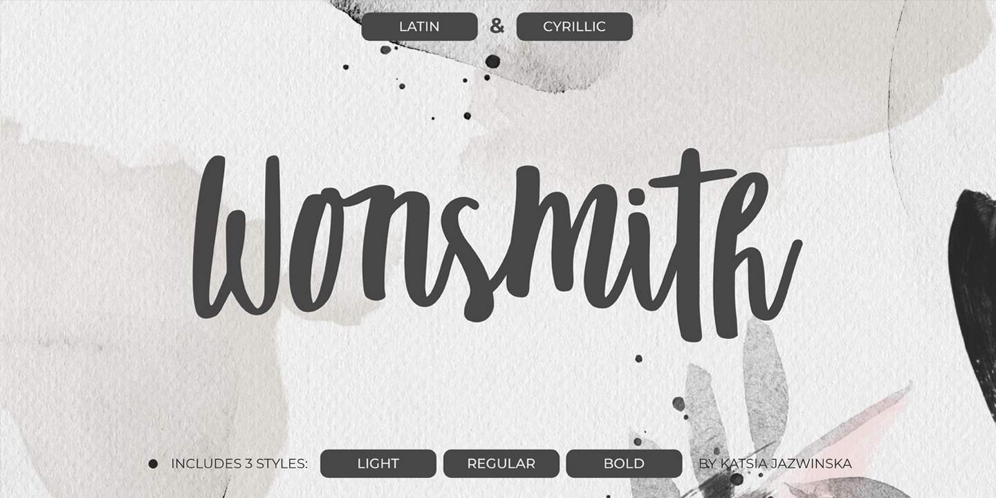 Download Wonsmith font (typeface)