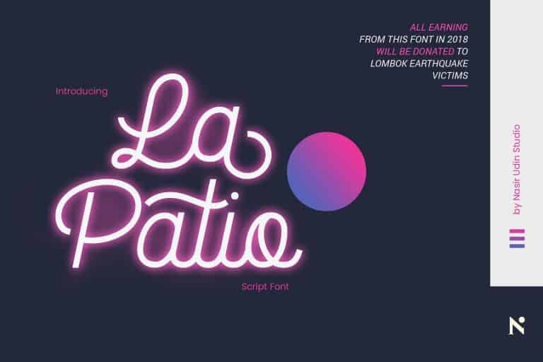 Download La Patio font (typeface)