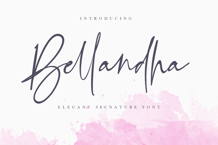 Download Bellandha font (typeface)