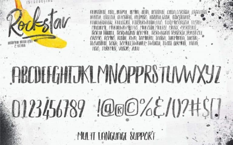 Download Rockstar font (typeface)