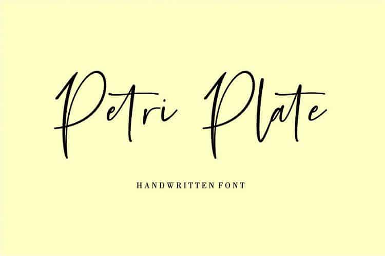 Download Petri Plate font (typeface)