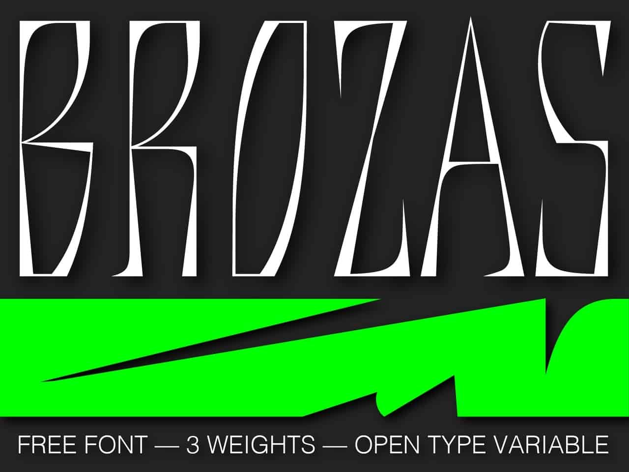 Download Brozas font (typeface)