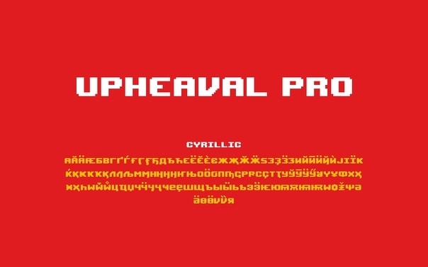 Download Upheaval pro font (typeface)