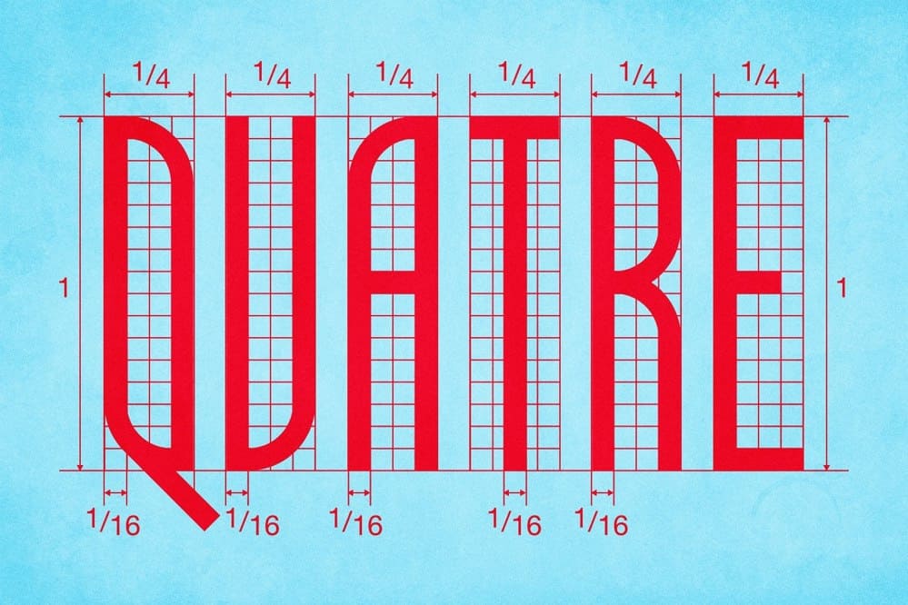 Download Quatre Quarts font (typeface)